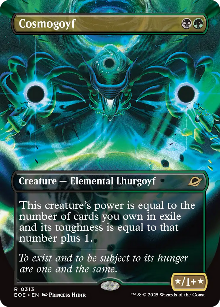 Cosmogoyf (Borderless) [Edge of Eternities] | Game Master's Emporium (The New GME)