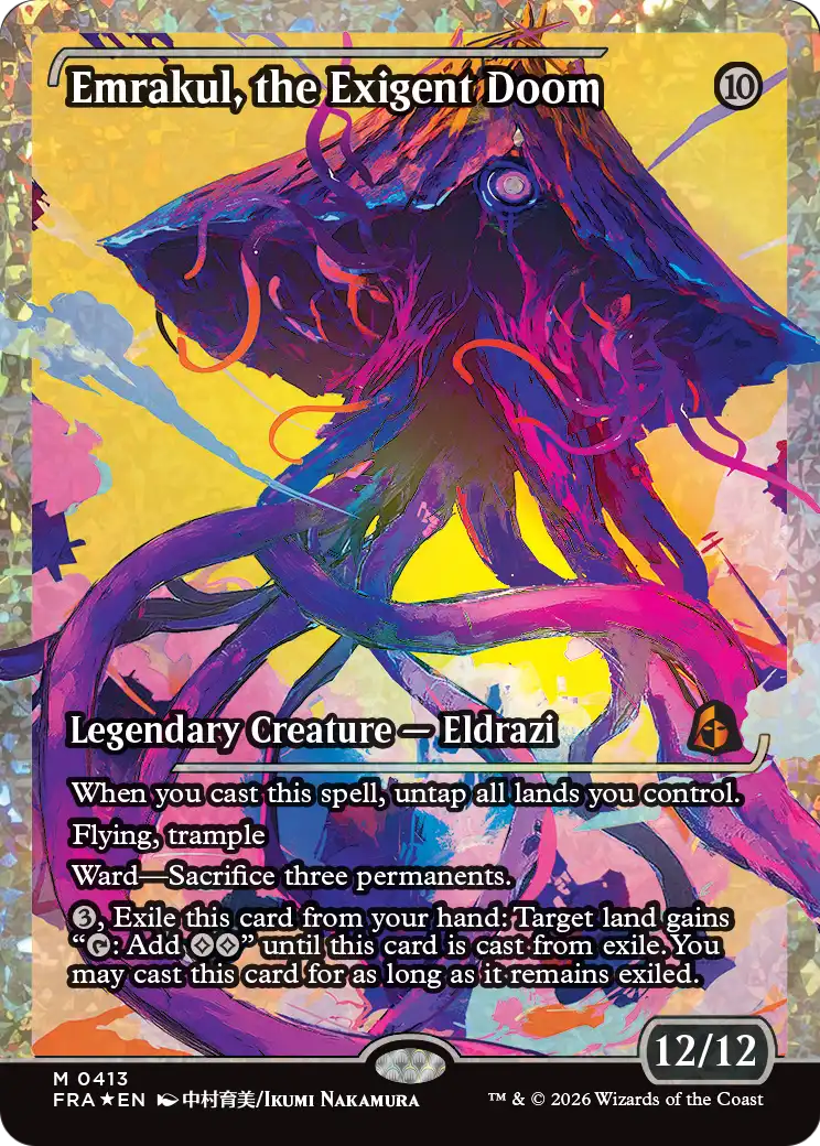 Emrakul, the Exigent Doom (Showcase) (Fracture Foil) [Reality Fracture] | Game Master's Emporium (The New GME)