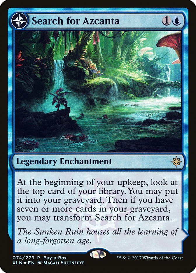 Search for Azcanta // Azcanta, the Sunken Ruin (Buy-A-Box) [Ixalan Treasure Chest] | Game Master's Emporium (The New GME)
