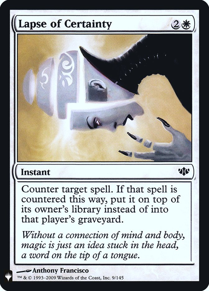 Lapse of Certainty [Mystery Booster] | Game Master's Emporium (The New GME)