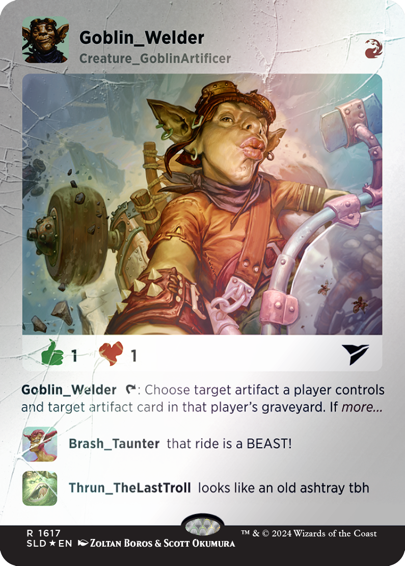 Goblin Welder (Rainbow Foil) [Secret Lair Drop Series] | Game Master's Emporium (The New GME)