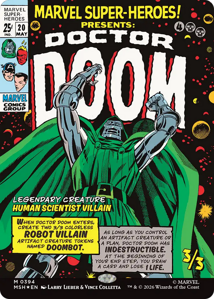 Doctor Doom (Borderless) [Marvel Super Heroes] | Game Master's Emporium (The New GME)