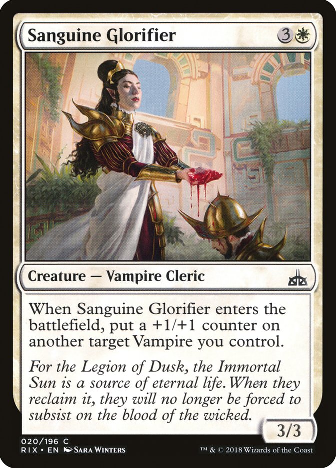 Sanguine Glorifier [Rivals of Ixalan] | Game Master's Emporium (The New GME)