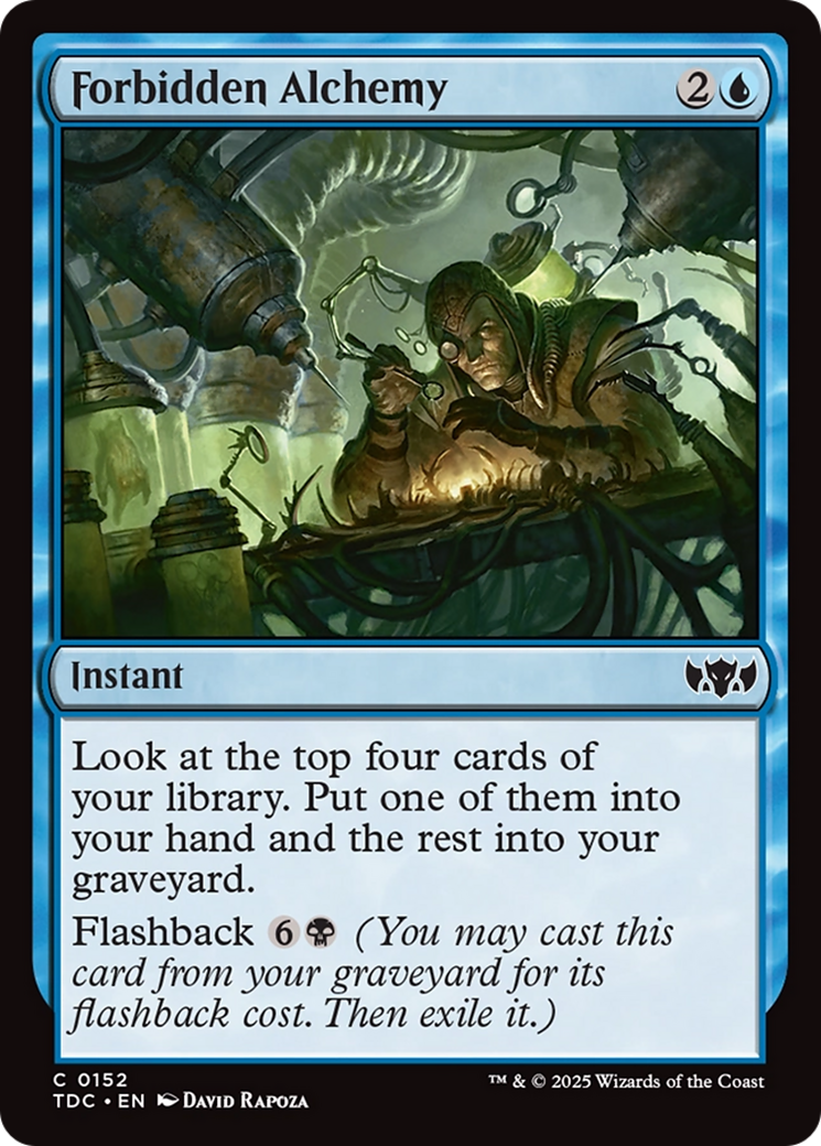 Forbidden Alchemy [Tarkir: Dragonstorm Commander] | Game Master's Emporium (The New GME)