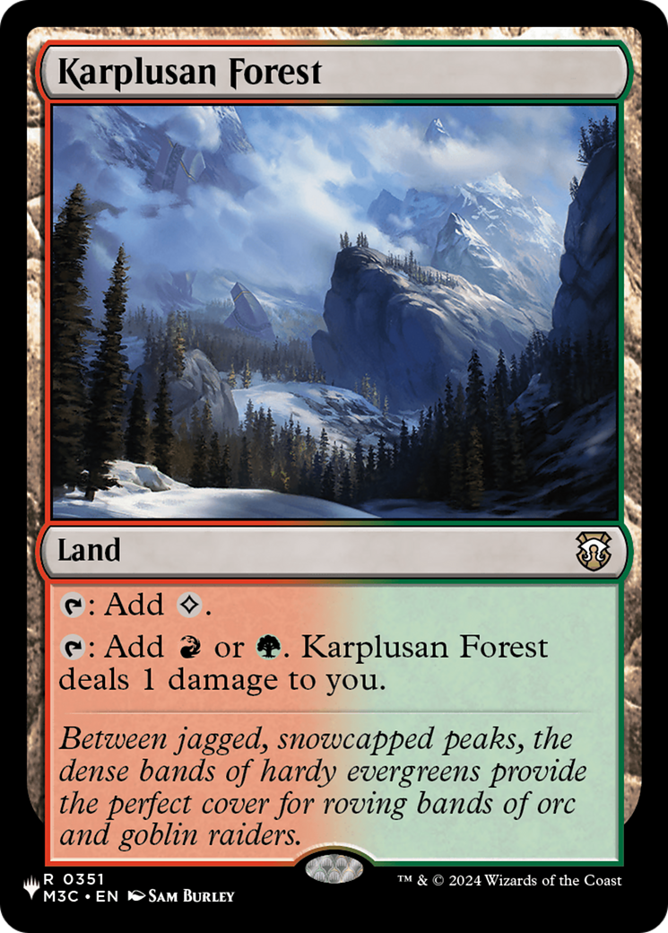 Karplusan Forest (M3C) [The List] | Game Master's Emporium (The New GME)