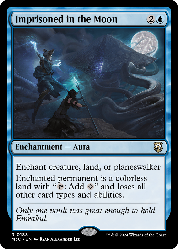 Imprisoned in the Moon (Ripple Foil) [Modern Horizons 3 Commander] | Game Master's Emporium (The New GME)