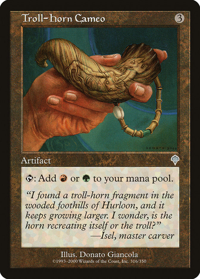 Troll-Horn Cameo [Invasion] | Game Master's Emporium (The New GME)