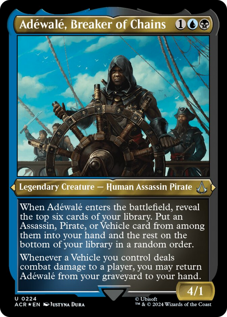 Adewale, Breaker of Chains (Foil Etched) [Assassin's Creed] | Game Master's Emporium (The New GME)