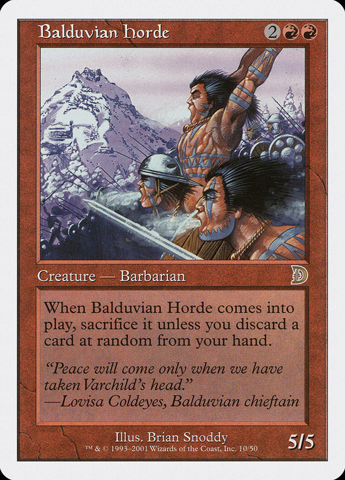 Balduvian Horde [Deckmasters] | Game Master's Emporium (The New GME)