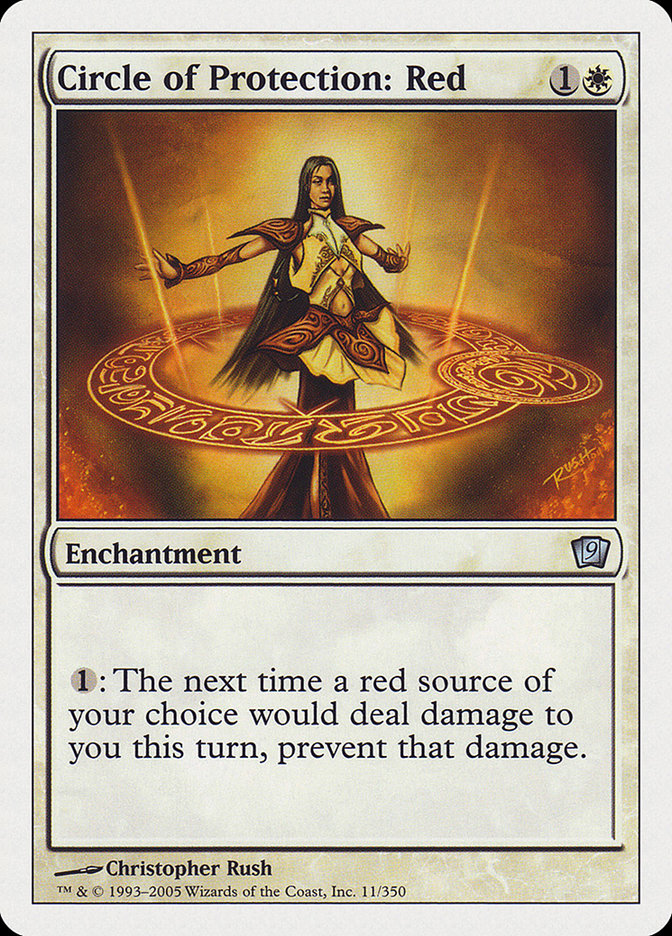 Circle of Protection: Red [Ninth Edition] | Game Master's Emporium (The New GME)