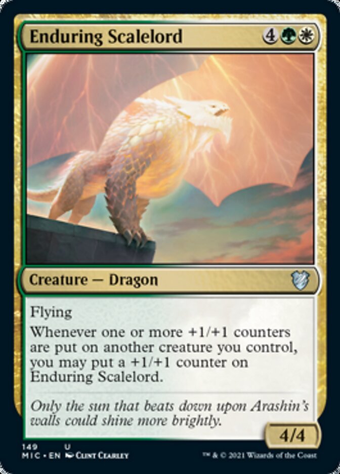 Enduring Scalelord [Innistrad: Midnight Hunt Commander] | Game Master's Emporium (The New GME)