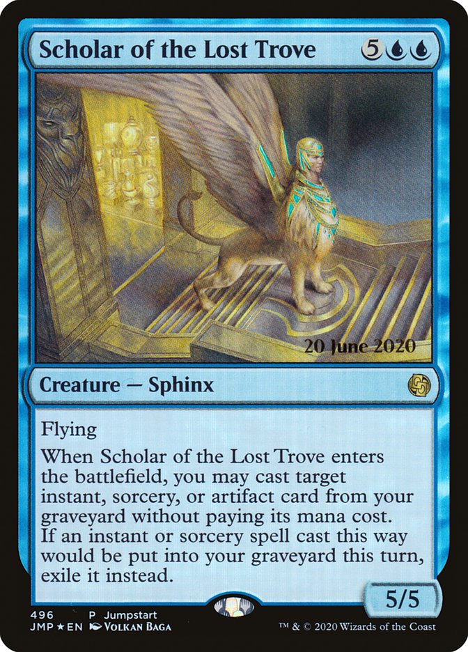 Scholar of the Lost Trove (Prerelease) [Jumpstart] | Game Master's Emporium (The New GME)
