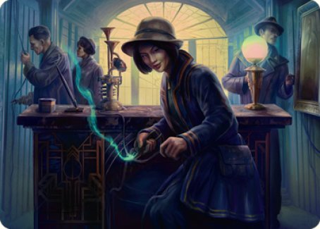 Wiretapping Art Card [Streets of New Capenna Art Series] | Game Master's Emporium (The New GME)