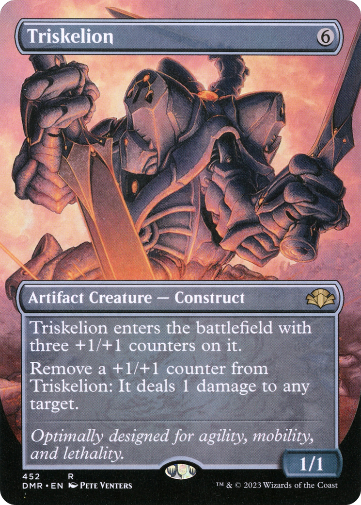 Triskelion (Borderless Alternate Art) [Dominaria Remastered] | Game Master's Emporium (The New GME)