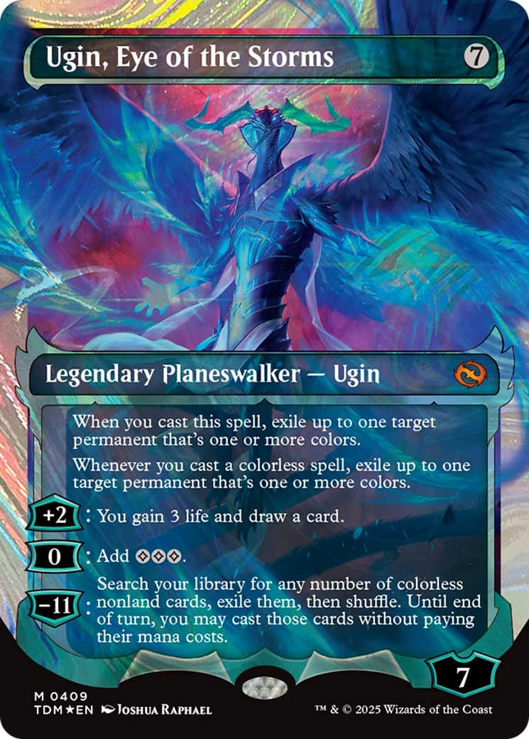 Ugin, Eye of the Storms (Showcase) (Halo Foil) [Tarkir: Dragonstorm] | Game Master's Emporium (The New GME)