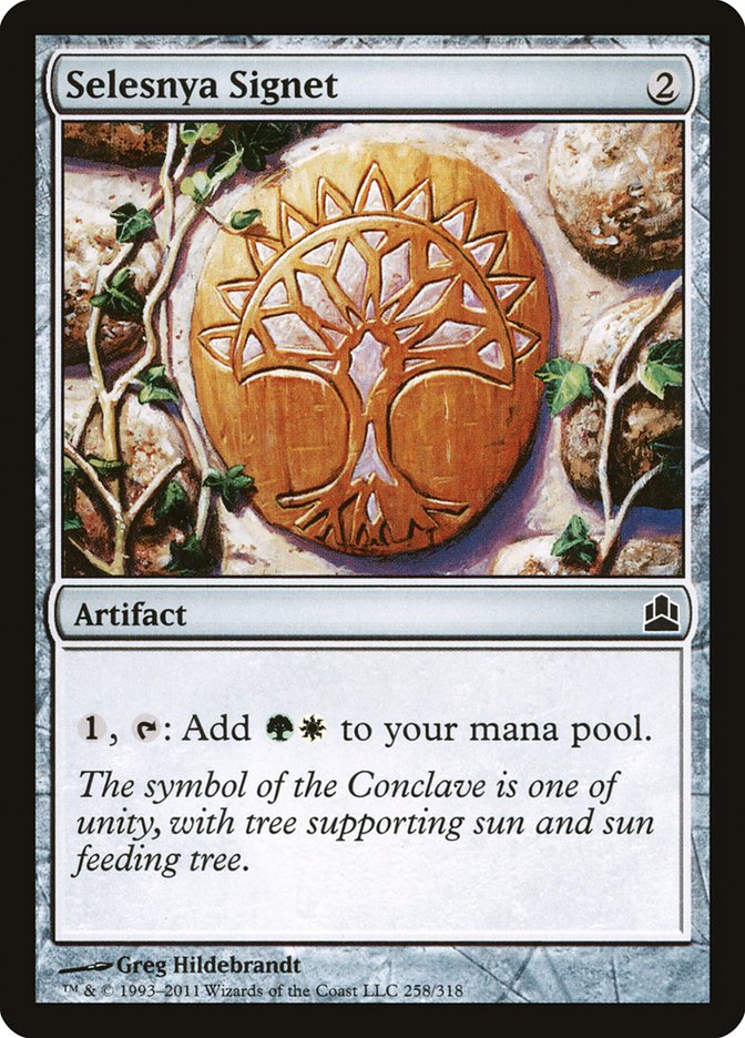 Selesnya Signet [Commander 2011] | Game Master's Emporium (The New GME)