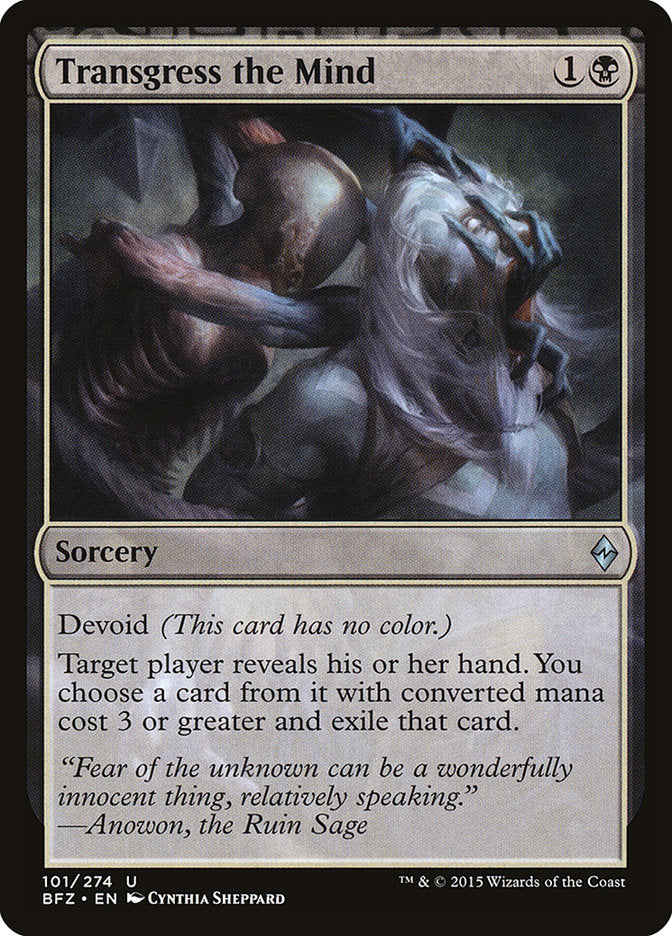 Transgress the Mind [Battle for Zendikar] | Game Master's Emporium (The New GME)