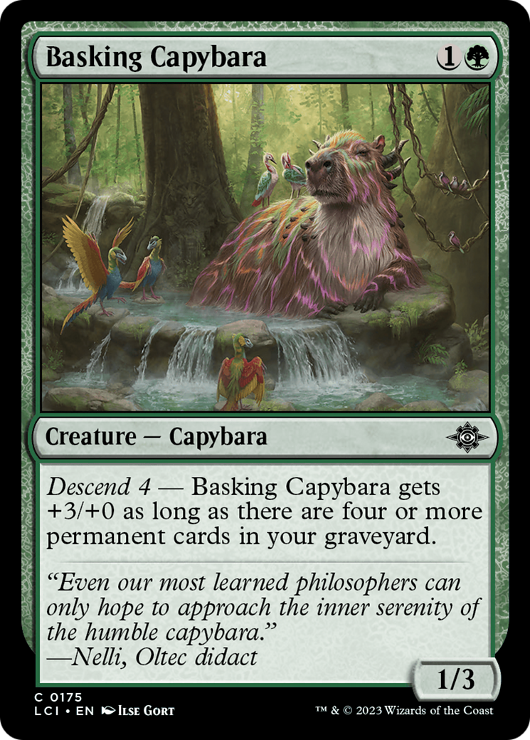 Basking Capybara [The Lost Caverns of Ixalan] | Game Master's Emporium (The New GME)