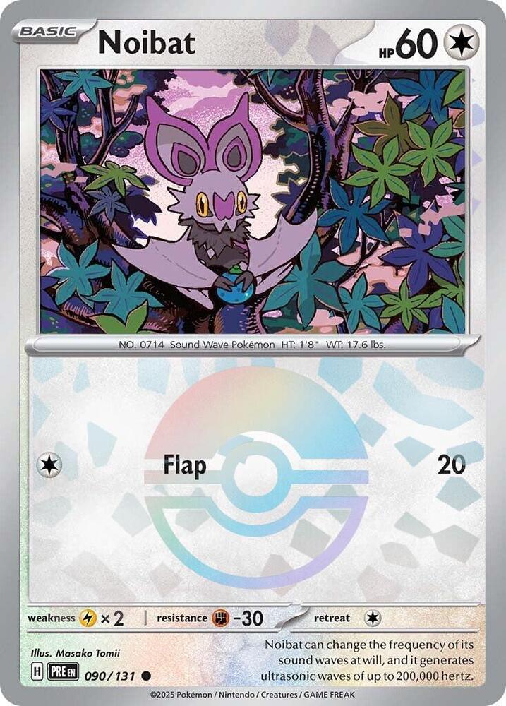 Noibat (090/131) (Poke Ball Pattern) [Scarlet & Violet: Prismatic Evolutions] | Game Master's Emporium (The New GME)