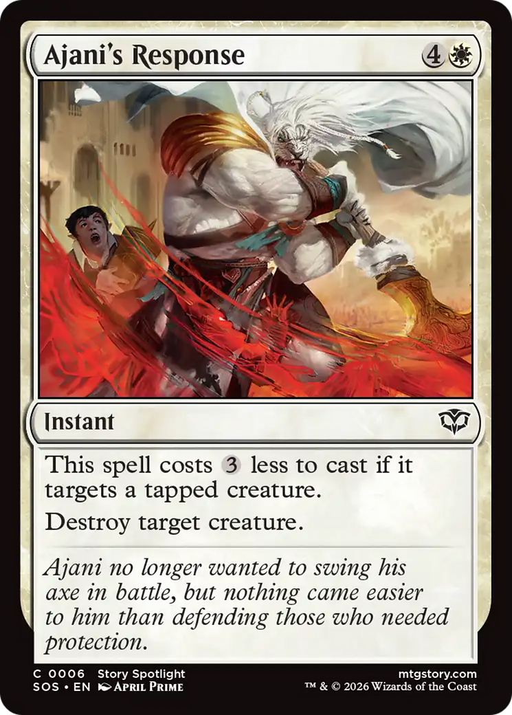 Ajani's Response [Secrets of Strixhaven] | Game Master's Emporium (The New GME)