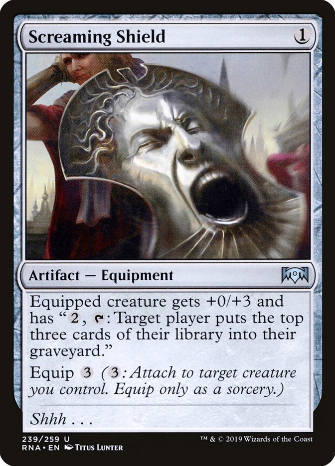 Screaming Shield [Ravnica Allegiance] | Game Master's Emporium (The New GME)