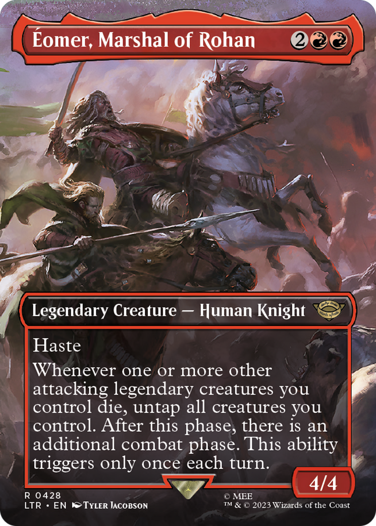 Eomer, Marshal of Rohan (Borderless Alternate Art) [The Lord of the Rings: Tales of Middle-Earth] | Game Master's Emporium (The New GME)