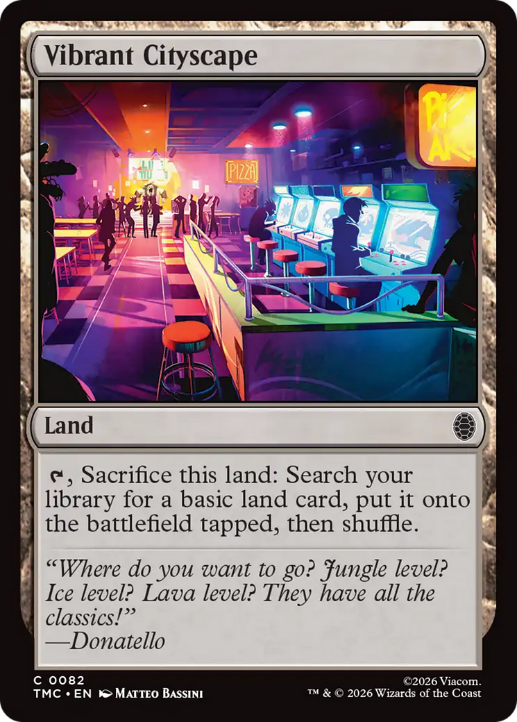Vibrant Cityscape [Teenage Mutant Ninja Turtles Commander] | Game Master's Emporium (The New GME)