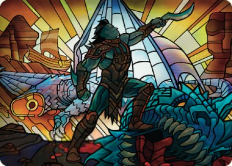Astor, Bearer of Blades Art Card [Dominaria United Art Series] | Game Master's Emporium (The New GME)