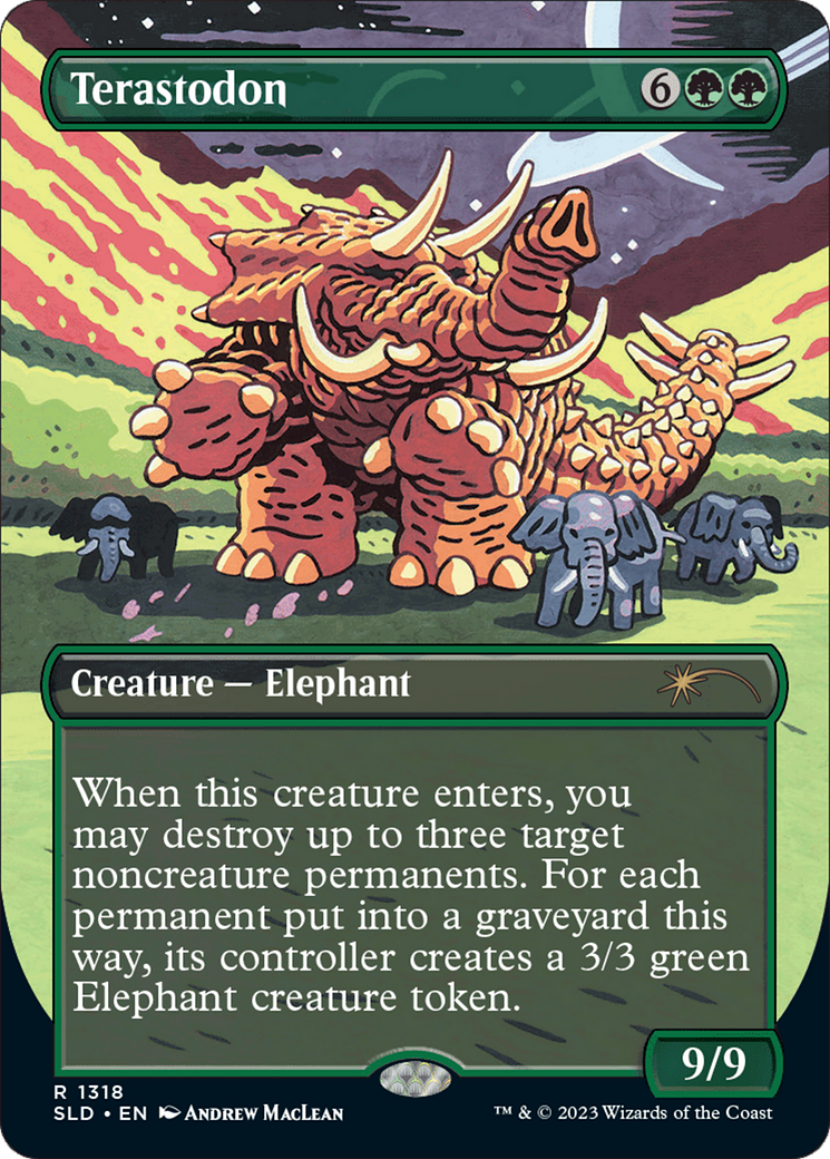 Terastodon (Rainbow Foil) [Secret Lair Drop Series] | Game Master's Emporium (The New GME)