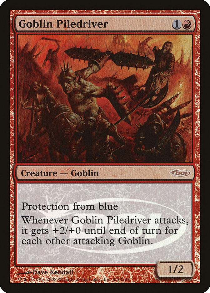 Goblin Piledriver [Judge Gift Cards 2008] | Game Master's Emporium (The New GME)