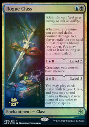 Rogue Class [Dungeons & Dragons: Adventures in the Forgotten Realms Prerelease Promos] | Game Master's Emporium (The New GME)