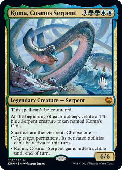 Koma, Cosmos Serpent (Promo Pack) [Kaldheim Promos] | Game Master's Emporium (The New GME)