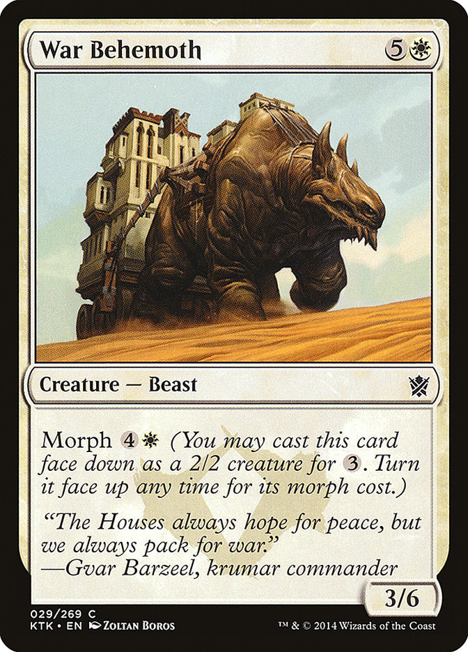 War Behemoth [Khans of Tarkir] | Game Master's Emporium (The New GME)