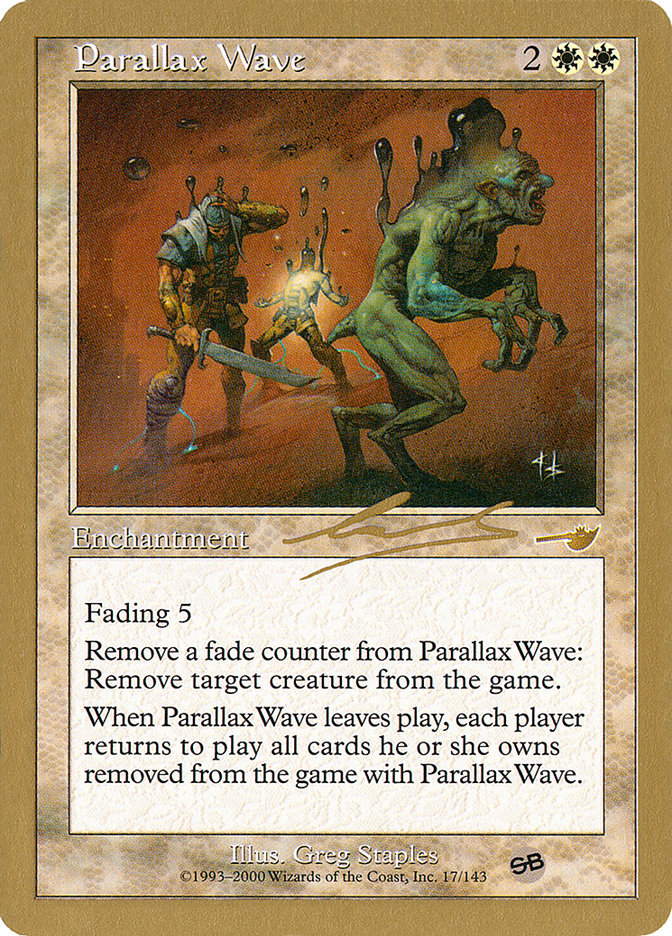 Parallax Wave (Nicolas Labarre) (SB) [World Championship Decks 2000] | Game Master's Emporium (The New GME)