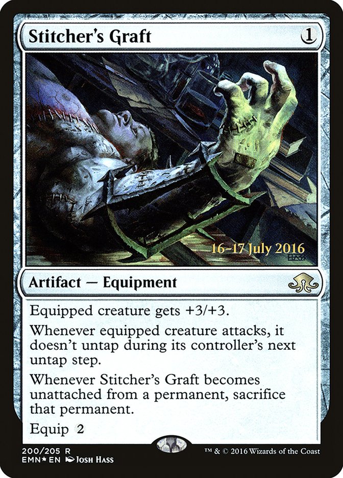 Stitcher's Graft [Eldritch Moon Prerelease Promos] | Game Master's Emporium (The New GME)