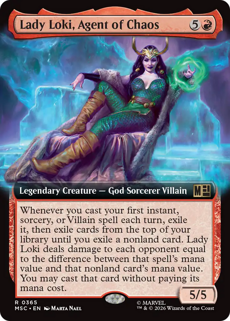 Lady Loki, Agent of Chaos (Extended Art) [Marvel Super Heroes Commander] | Game Master's Emporium (The New GME)