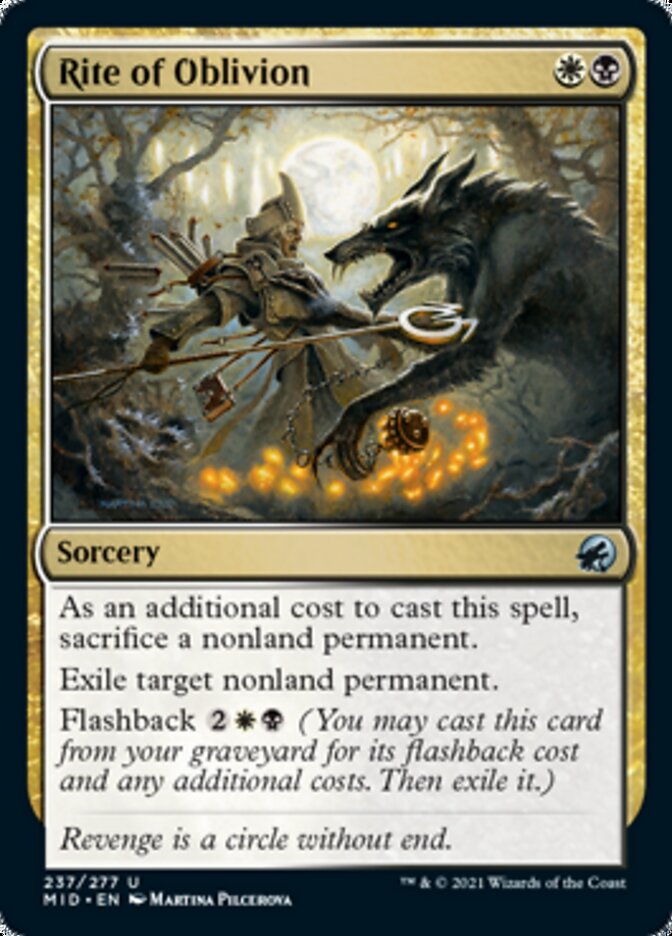 Rite of Oblivion [Innistrad: Midnight Hunt] | Game Master's Emporium (The New GME)