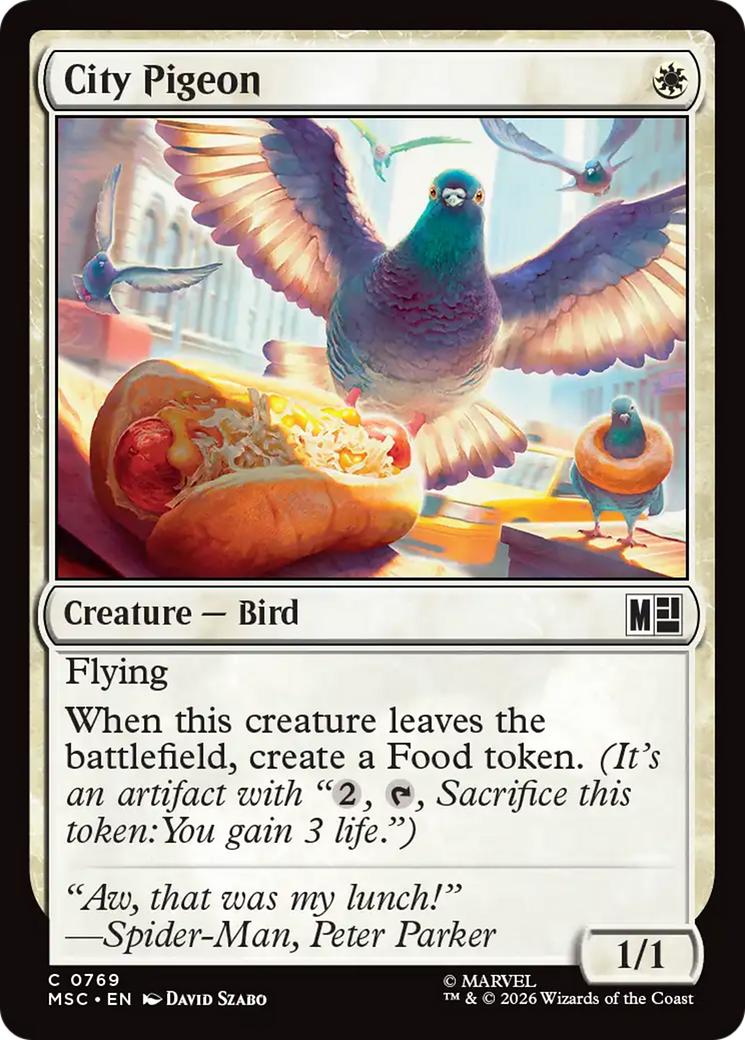 City Pigeon [Marvel Super Heroes Commander] | Game Master's Emporium (The New GME)