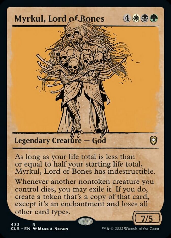 Myrkul, Lord of Bones (Showcase) [Commander Legends: Battle for Baldur's Gate] | Game Master's Emporium (The New GME)