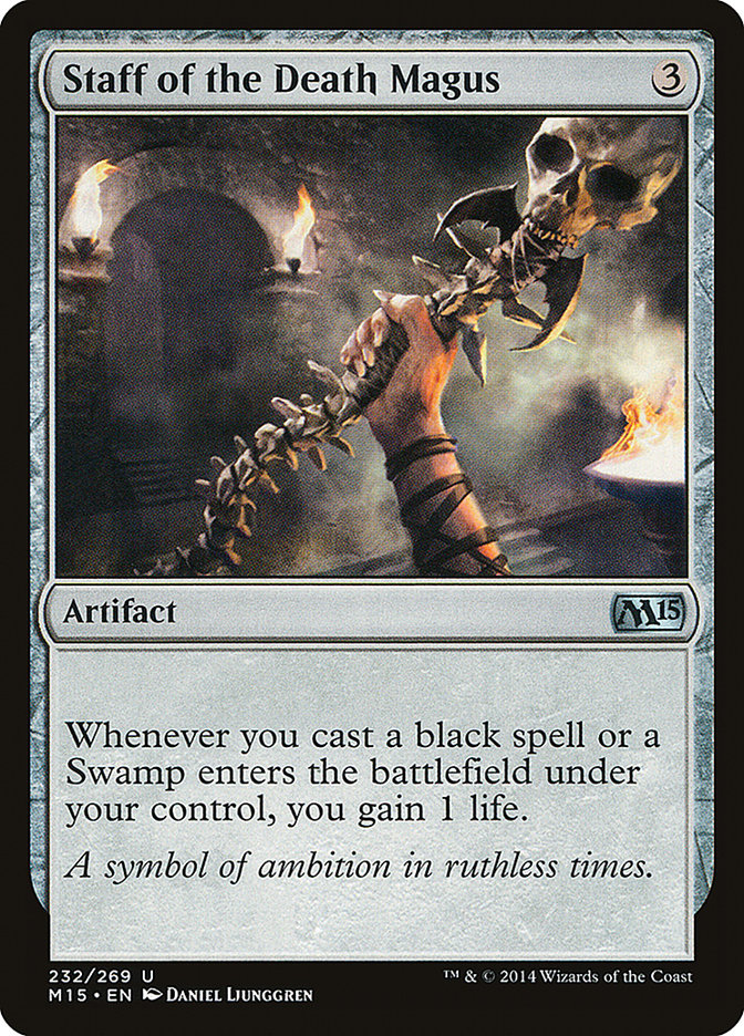 Staff of the Death Magus [Magic 2015] | Game Master's Emporium (The New GME)