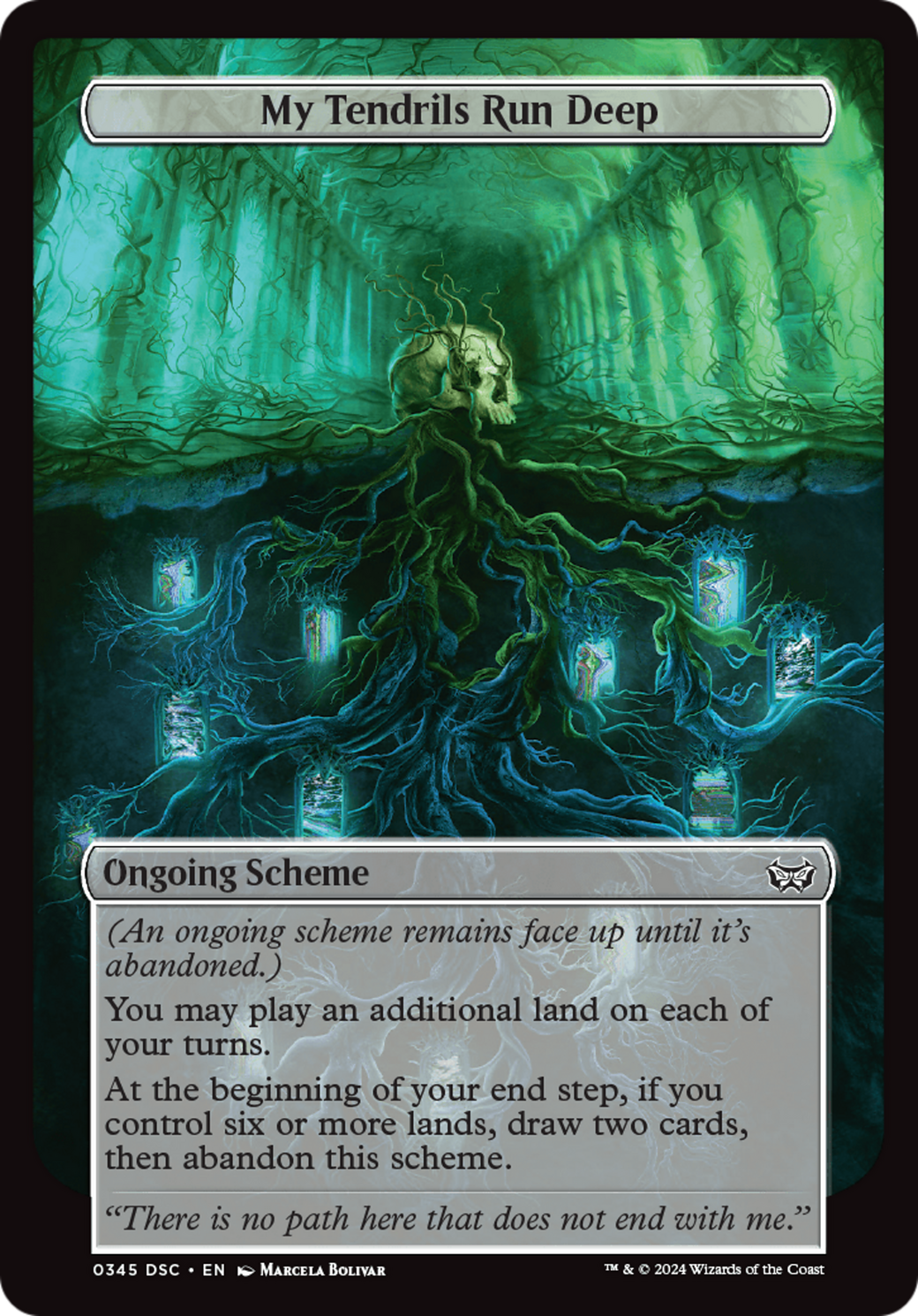 My Tendrils Run Deep (Full Art) [Duskmourn: Archenemy] | Game Master's Emporium (The New GME)