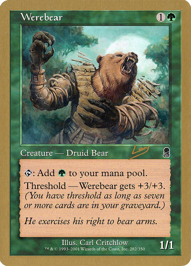 Werebear (Raphael Levy) [World Championship Decks 2002] | Game Master's Emporium (The New GME)