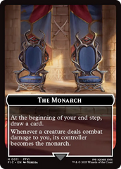 The Blackjack // The Monarch Double-Sided Token (Surge Foil) [FINAL FANTASY Commander Tokens] | Game Master's Emporium (The New GME)