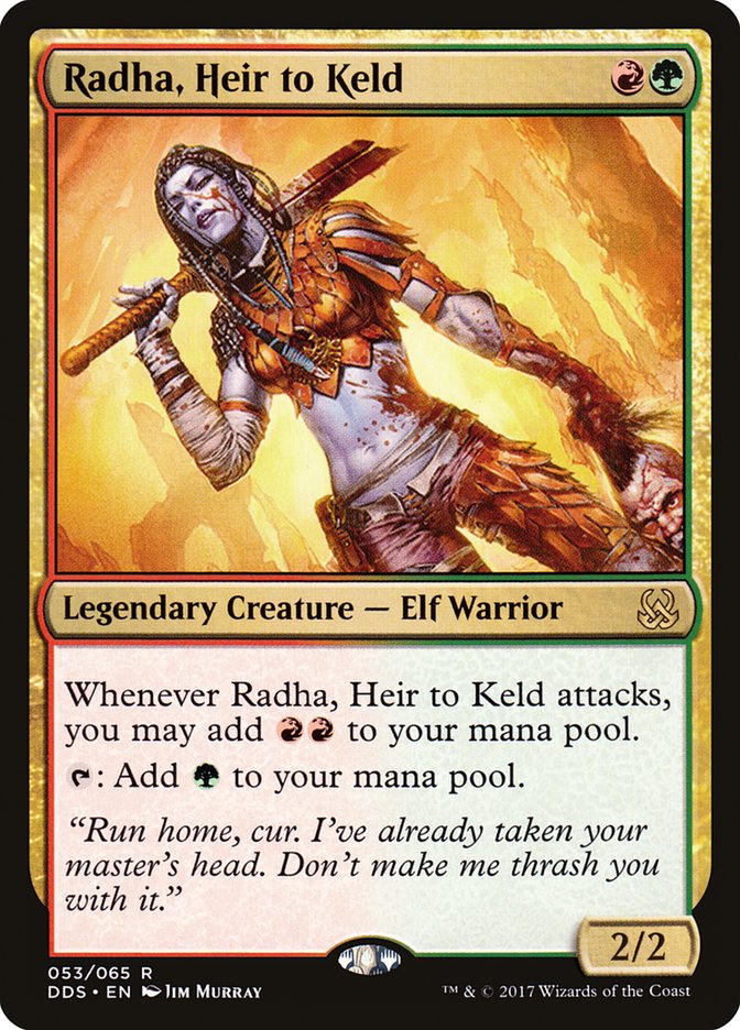 Radha, Heir to Keld [Duel Decks: Mind vs. Might] | Game Master's Emporium (The New GME)