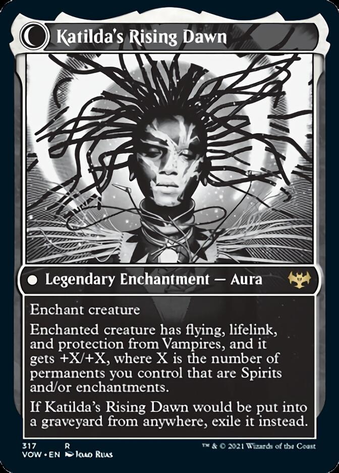 Katilda, Dawnhart Martyr // Katilda's Rising Dawn (Showcase Eternal Night) [Innistrad: Crimson Vow] | Game Master's Emporium (The New GME)