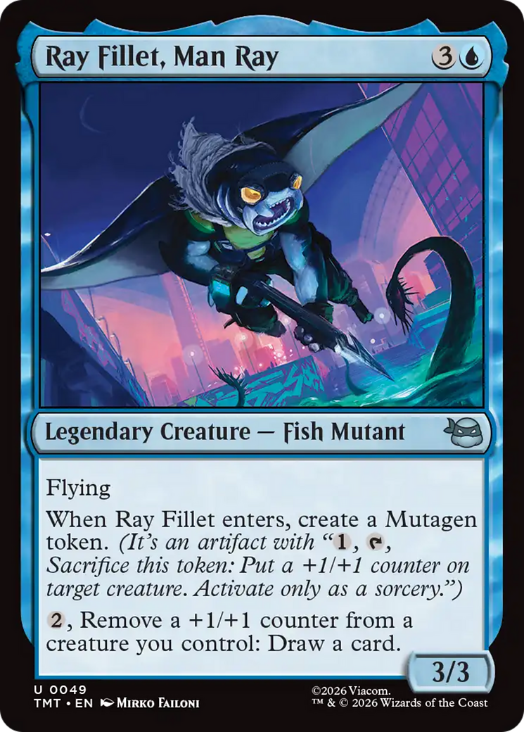 Ray Fillet, Man Ray [Teenage Mutant Ninja Turtles] | Game Master's Emporium (The New GME)