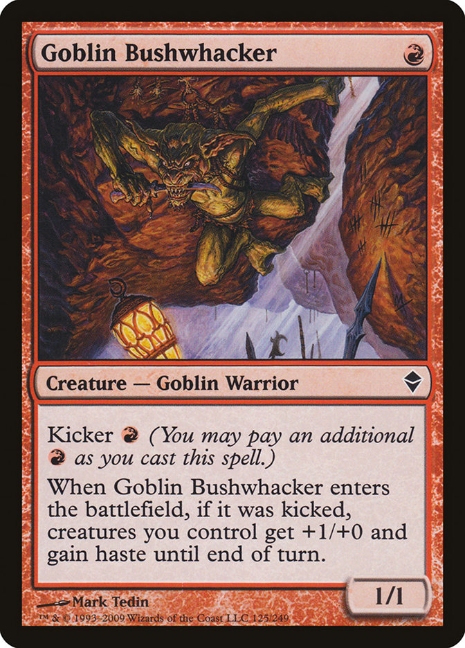 Goblin Bushwhacker [Zendikar] | Game Master's Emporium (The New GME)