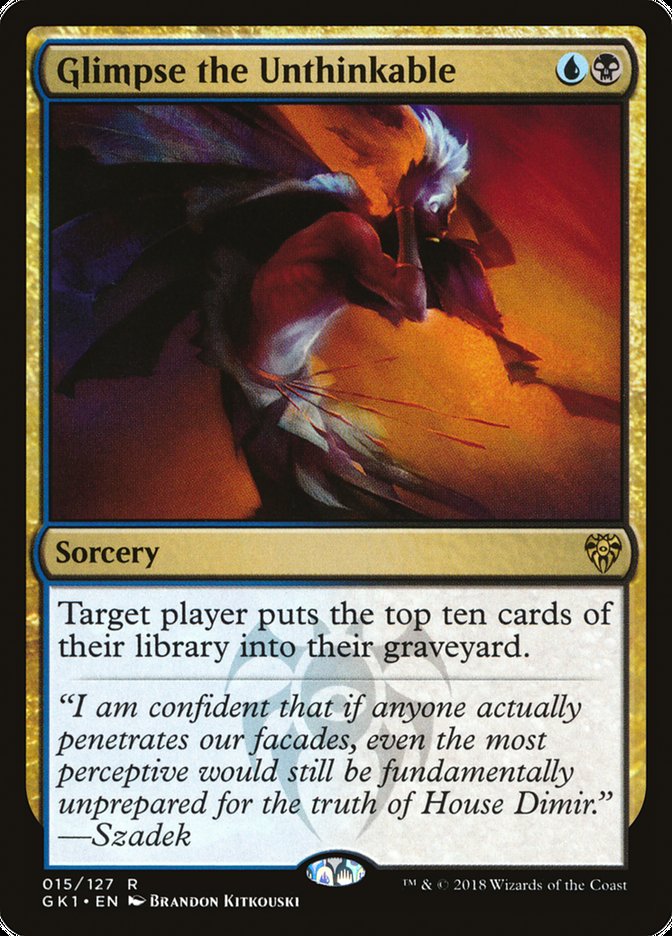 Glimpse the Unthinkable [Guilds of Ravnica Guild Kit] | Game Master's Emporium (The New GME)