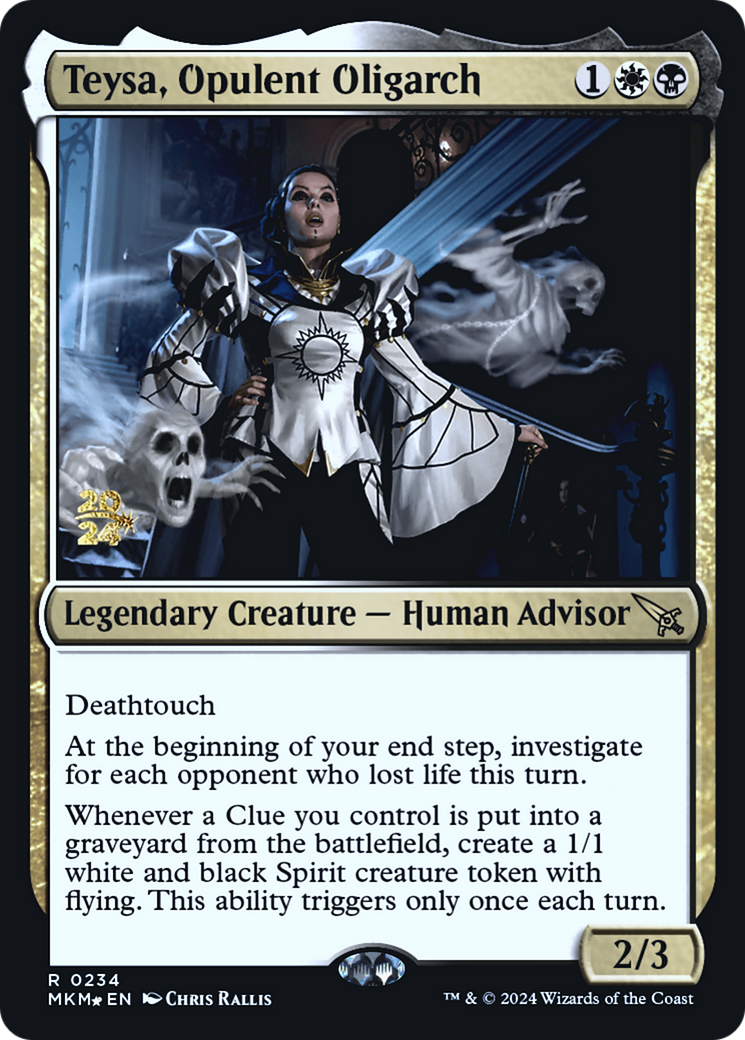 Teysa, Opulent Oligarch [Murders at Karlov Manor Prerelease Promos] | Game Master's Emporium (The New GME)