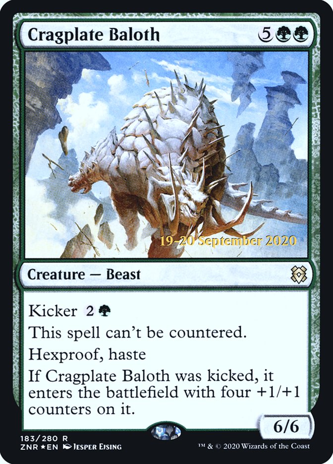 Cragplate Baloth [Zendikar Rising Prerelease Promos] | Game Master's Emporium (The New GME)